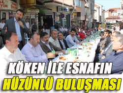 Köken ile esnafın hüzünlü buluşması