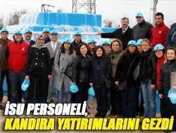 İSU personeli, Kandıra yatırımlarını gezdi