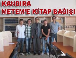 Kandıra Metem'e kitap bağışı