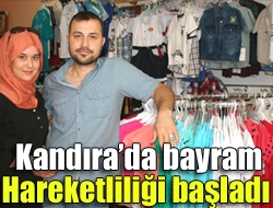 Kandırada bayram hareketliliği başladı