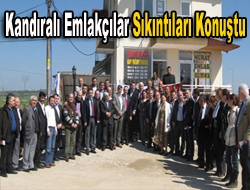 Kandıralı Emlakçılar Sıkıntıları Konuştu