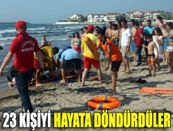 23 kişiyi hayata döndürdüler