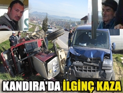 Kandıra'da ilginç kaza