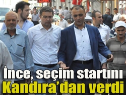 İnce, seçim startını Kandıradan verdi