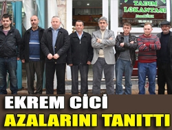 Ekrem Cici azalarını tanıttı