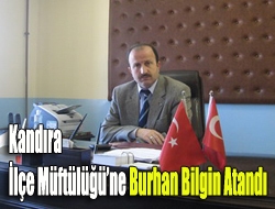 Kandıra İlçe Müftülüğüne Burhan Bilgin atandı