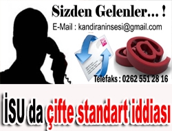 İSU’da çifte standart iddiası