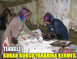 Tekkeli Kuran Kursu yararına kermes