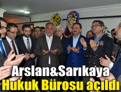 Arslan&Sarıkaya Hukuk Bürosu açıldı