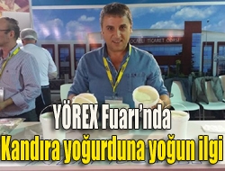 YÖREX Fuarında Kandıra yoğurduna yoğun ilgi