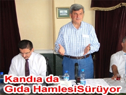 Kandıa'da gıda hamlesi sürüyor