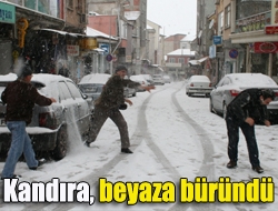 Kandıra, beyaza büründü