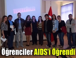 Öğrenciler AIDSi öğrendi