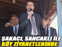 Şakacı, Sancaklı ile köy ziyaretlerinde