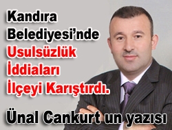 Kandıra Belediyesinde usulsüzlük iddiaları İlçeyi karıştırdı.