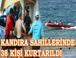 Kandıra Sahillerinde 38 Kişi Kurtarıldı