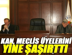 Kan, meclis üyelerini yine şaşırttı