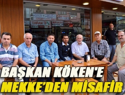 Başkan Köken'e Mekkeden misafir