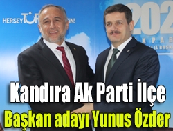 Kandıra Ak Parti İlçe başkan adayı Yunus Özder