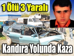 Kandıra Yolunda Kaza 1 Ölü 3 Yaralı