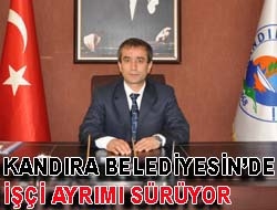 Kandıra Belediyesi'nde işçi ayrımı sürüyor