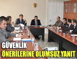 Güvenlik önerilerine olumsuz yanıt