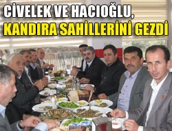 Civelek ve Hacıoğlu, Kandıra sahillerini gezdi