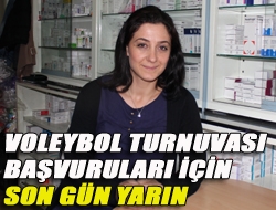 Voleybol Turnuvası başvuruları için son gün yarın