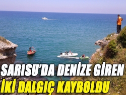 Sarısuda denize giren iki dalgıç kayboldu