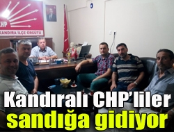 Kandıralı CHPliler sandığa gidiyor