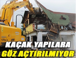 Kaçak yapılara göz açtırılmıyor