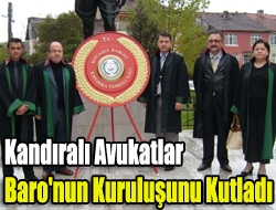 Kandıralı Avukatlar Baro'nun kuruluşunu kutladı