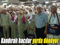 Kandıralı hacılar yurda dönüyor