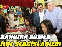 Kandıra KOMEK İlçe Sergisi açıldı