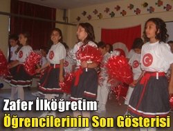 Zafer İlköğretim öğrencilerinin son gösterisi