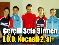 Çerçili Sefa Sirmen İ.Ö.O. Kocaeli 2.si