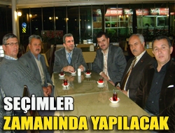 Seçimler Zamanında Yapılacak