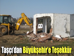 Taşçıdan Büyükşehir e teşekkür