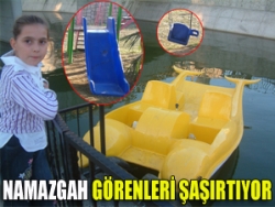 Namazgah görenleri şaşırtıyor