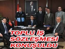 Toplu iş sözleşmesi konuşuldu