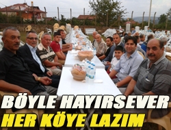 Böyle hayırsever her köye lazım