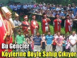 Bu gençler Köylerine böyle sahip çıkıyor