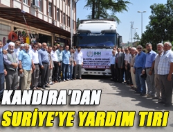 Kandıradan Suriyeye yardım tırı