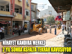 Nihayet Kandıra Merkez 2 yıl sonra asfalta tekrar kavuşuyor