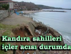 Kandıra sahilleri içler acısı durumda