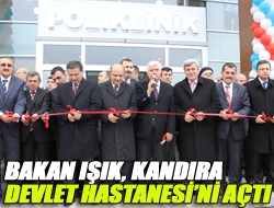 Bakan Işık, Kandıra Devlet Hastanesini açtı