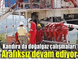 Kandırada doğalgaz çalışmaları aralıksız devam ediyor