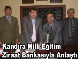 Kandıra Milli Eğitim Ziraat Bankasıyla anlaştı