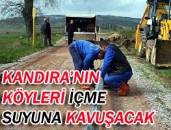 Kandıra'nın köyleri içme suyuna kavuşacak