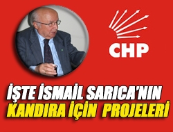 İşte İsmail Sarıcanın Kandıra için projeleri